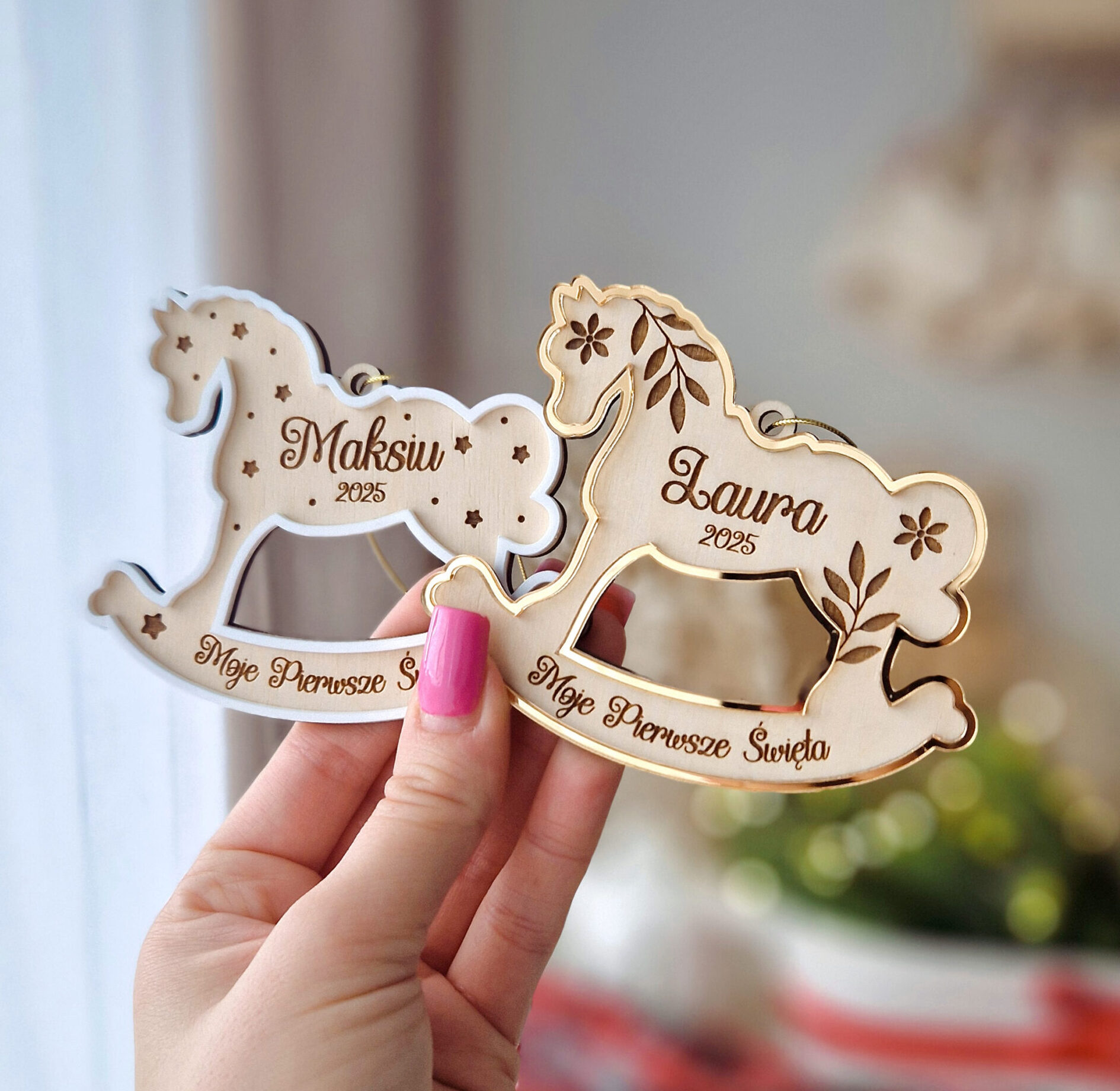 Konik na biegunach - bombka 3D