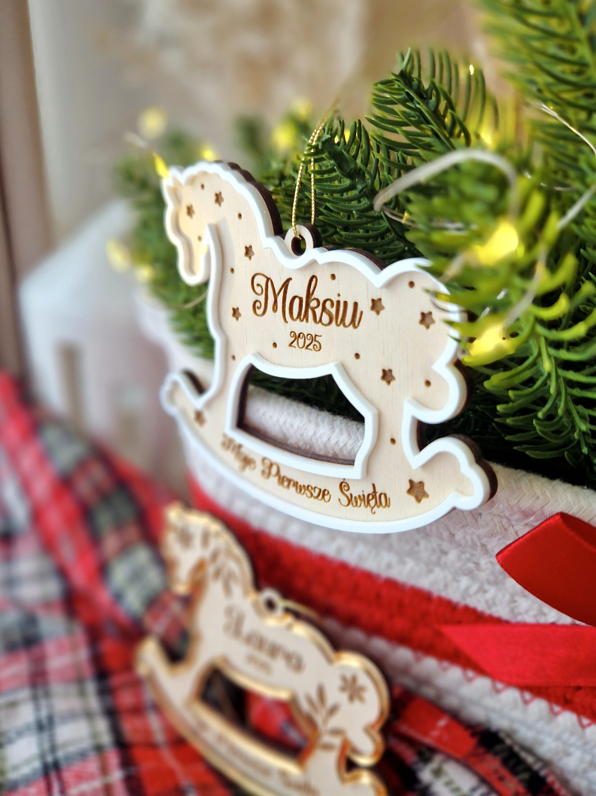 Konik na biegunach - bombka 3D - obrazek 5